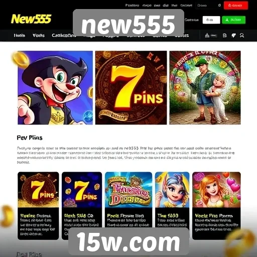 Características principais do site de jogos new555